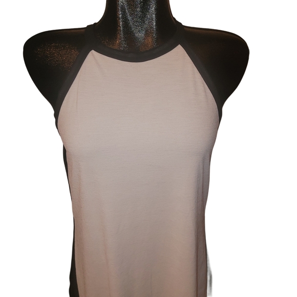 Dynamite Sleeveless White Maxi Halter Tunic M - Picture 2 of 7